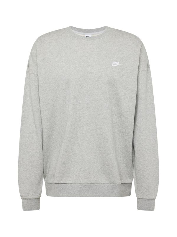 Nike Sportswear Nike Sportswear Sweater majica 'CLUB FT'  siva melange