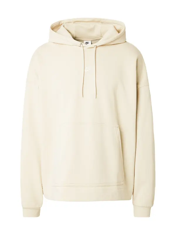 Nike Sportswear Nike Sportswear Sweater majica 'CLUB'  kaki / bijela