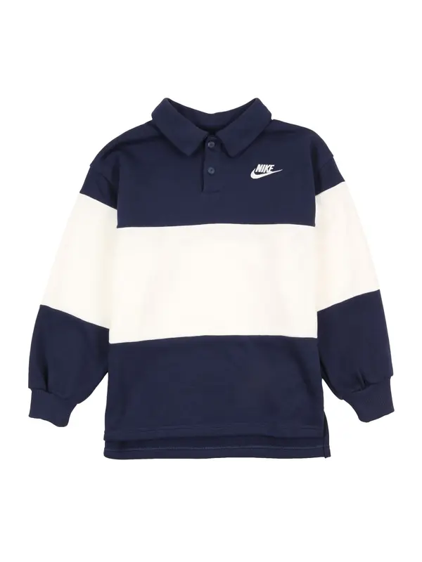 Nike Sportswear Nike Sportswear Sweater majica 'CLUB'  mornarsko plava / bijela