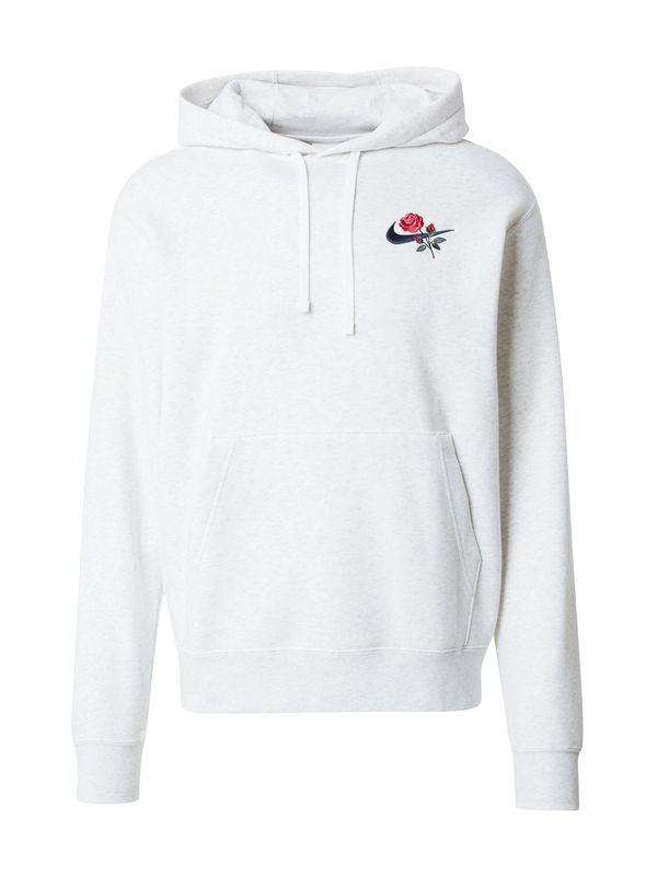 Nike Sportswear Nike Sportswear Sweater majica 'CLUB'  mornarsko plava / svijetlosiva / crvena