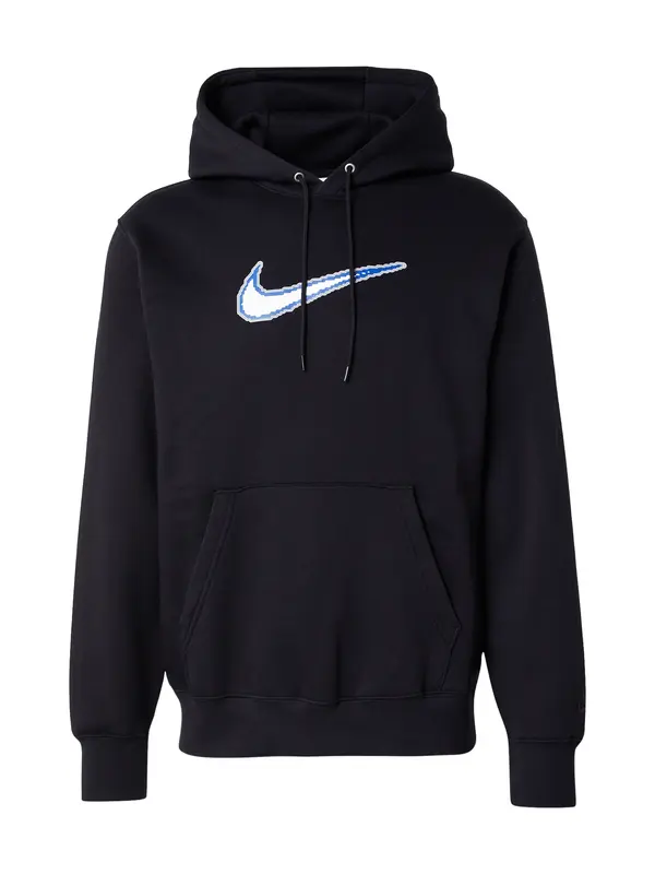 Nike Sportswear Nike Sportswear Sweater majica 'Club'  plava / siva / crna / bijela