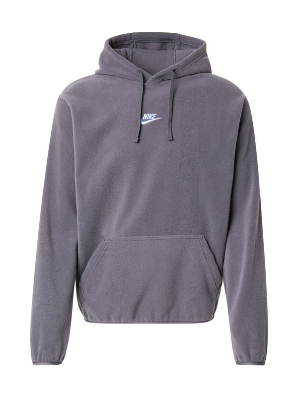 Nike Sportswear Nike Sportswear Sweater majica 'CLUB POLAR FLC'  svijetloplava / siva