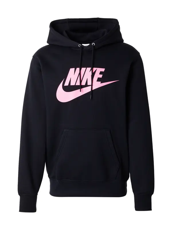 Nike Sportswear Nike Sportswear Sweater majica 'CLUB'  svijetloroza / crna