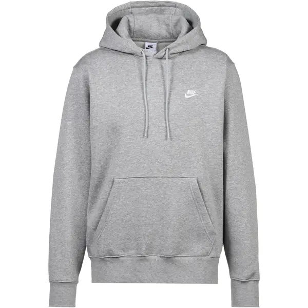 Nike Sportswear Nike Sportswear Sweater majica 'Club'  svijetlosiva / bijela