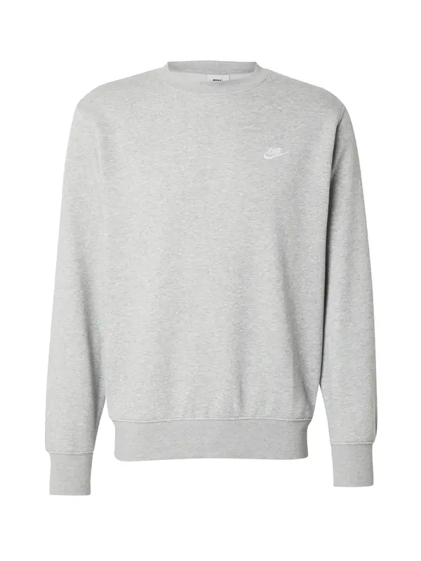 Nike Sportswear Nike Sportswear Sweater majica 'CLUB'  tamo siva
