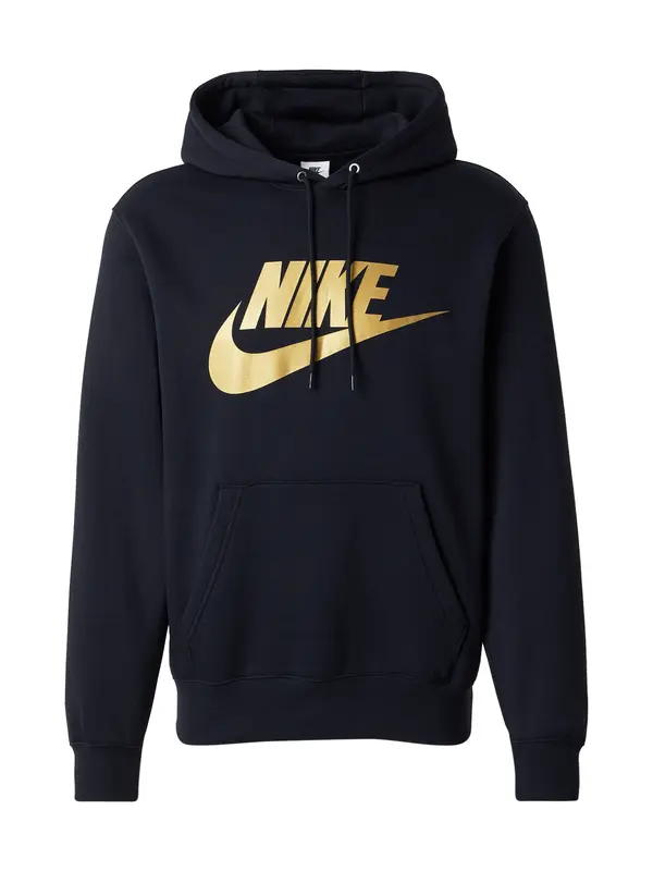 Nike Sportswear Nike Sportswear Sweater majica 'CLUB'  zlatno žuta / crna