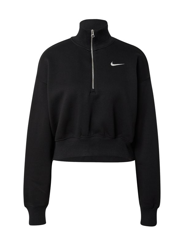 Nike Sportswear Nike Sportswear Sweater majica  crna / bijela