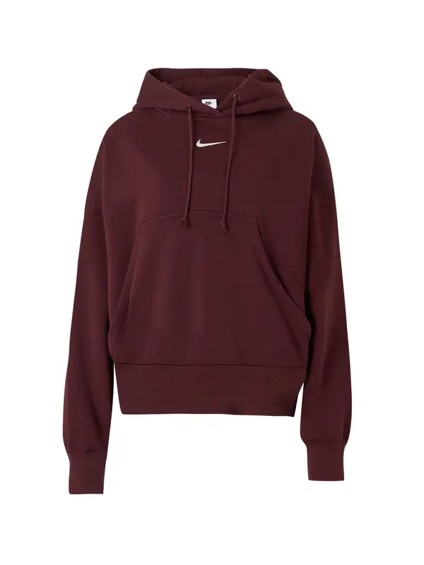 Nike Sportswear Nike Sportswear Sweater majica 'PHNX FLC'  burgund