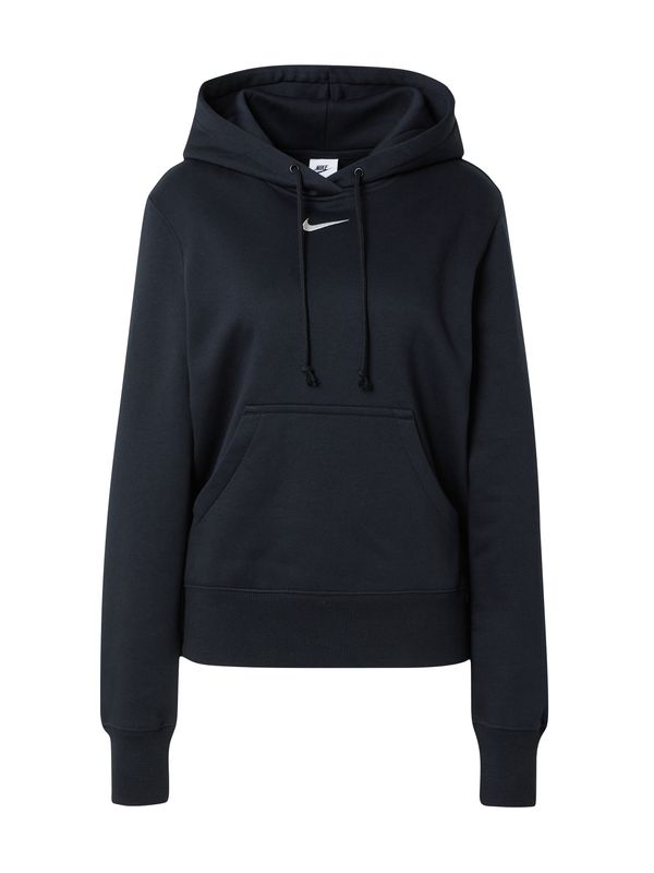 Nike Nike Sportswear Sweater majica 'PHNX FLC'  crna / bijela