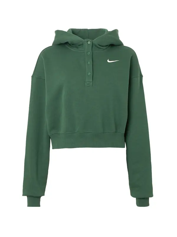 Nike Sportswear Nike Sportswear Sweater majica 'PHNX FLC'  kraljevski zelena / bijela