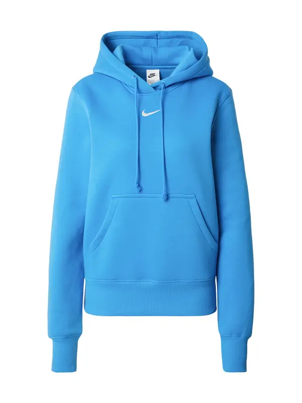 Nike Sportswear Nike Sportswear Sweater majica 'PHNX FLC'  neonsko plava