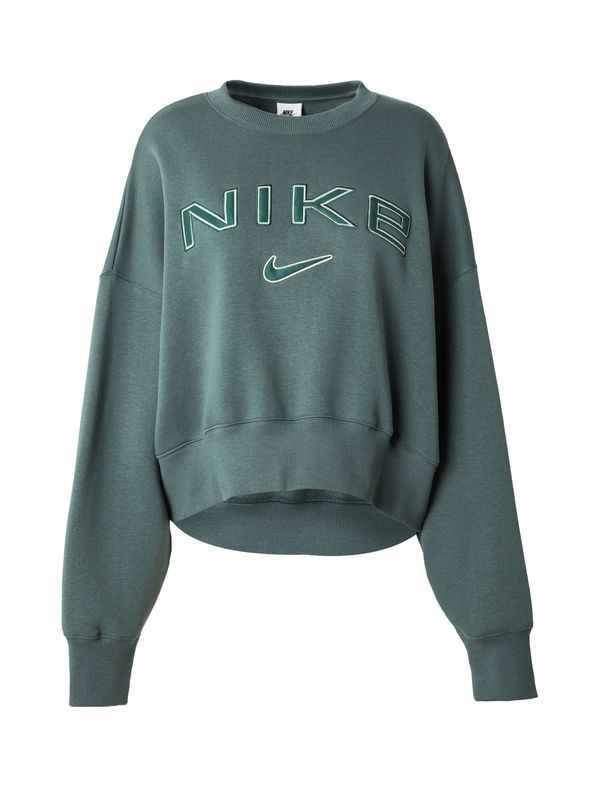 Nike Sportswear Nike Sportswear Sweater majica 'PHNX FLC'  sivkasto zelena / žad / prljavo bijela