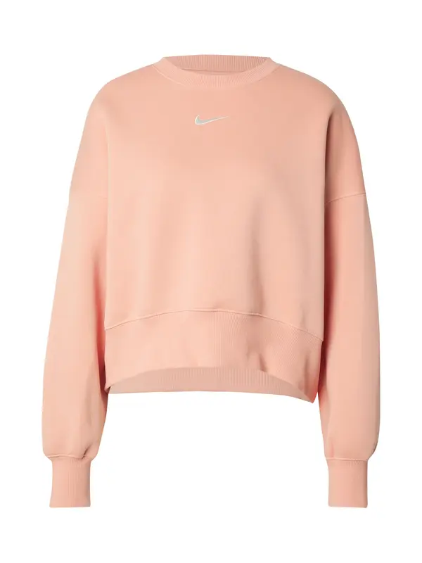 Nike Sportswear Nike Sportswear Sweater majica 'Phoenix Fleece'  marelica / bijela
