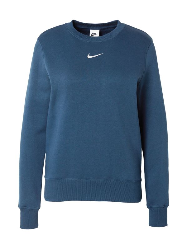 Nike Sportswear Nike Sportswear Sweater majica 'Phoenix Fleece'  mornarsko plava / bijela
