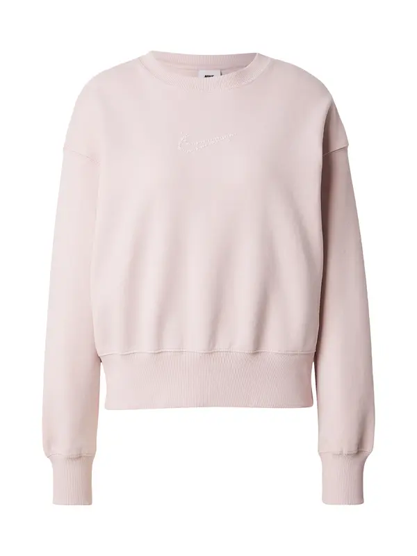 Nike Sportswear Nike Sportswear Sweater majica 'PHOENIX FLEECE'  prljavo roza / vuneno bijela