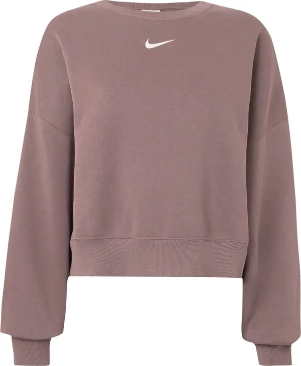 Nike Sportswear Nike Sportswear Sweater majica 'Phoenix Fleece'  roza / bijela