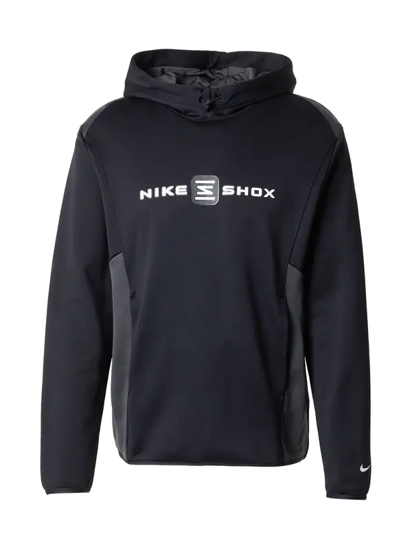 Nike Sportswear Nike Sportswear Sweater majica 'SHOX'  tamo siva / crna / bijela