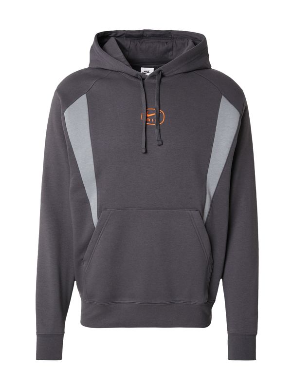 Nike Sportswear Nike Sportswear Sweater majica  siva / bazalt siva / narančasta