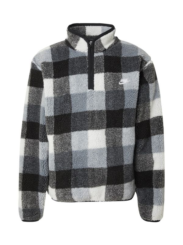 Nike Nike Sportswear Sweater majica  siva / crna / bijela