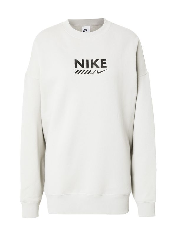 Nike Sportswear Nike Sportswear Sweater majica  svijetlosiva / crna