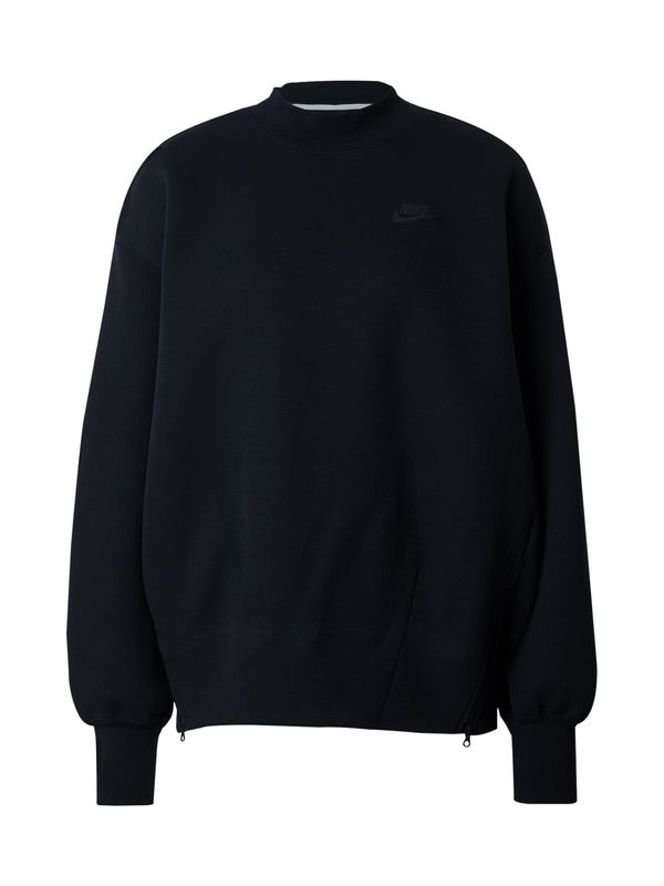Nike Sportswear Nike Sportswear Sweater majica 'Tech Fleece'  crna