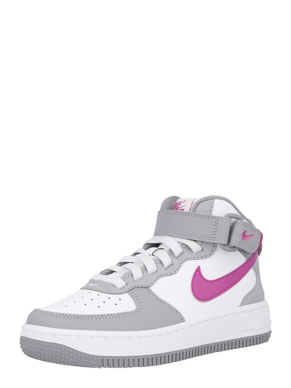 Nike Sportswear Nike Sportswear Tenisice 'Air Force 1 Mid EasyOn'  siva / ljubičasta / bijela