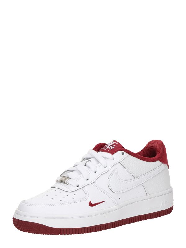Nike Sportswear Nike Sportswear Tenisice 'Nike Air Force 1'  tamno crvena / bijela