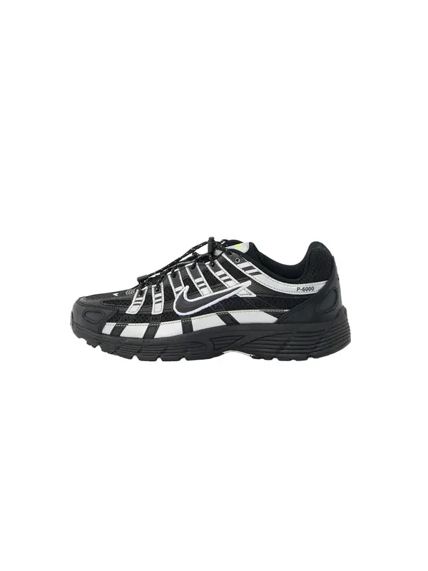 Nike Sportswear Nike Sportswear Tenisice 'P-6000'  neonsko zelena / crna / srebro