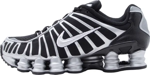 Nike Sportswear Nike Sportswear Tenisice 'Shox TL'  crna / srebro / bijela