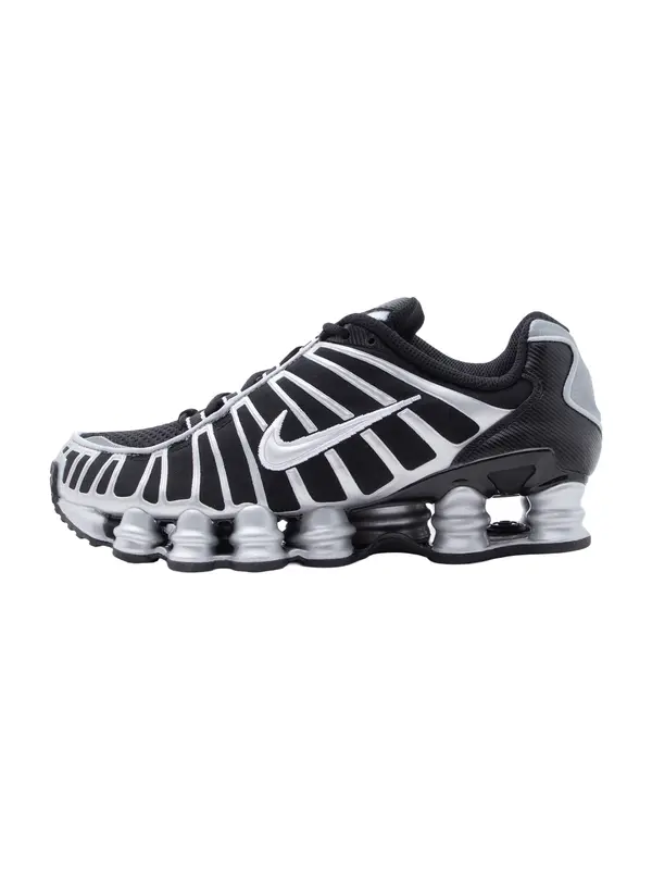 Nike Sportswear Nike Sportswear Tenisice 'Shox TL'  crna / srebro / bijela