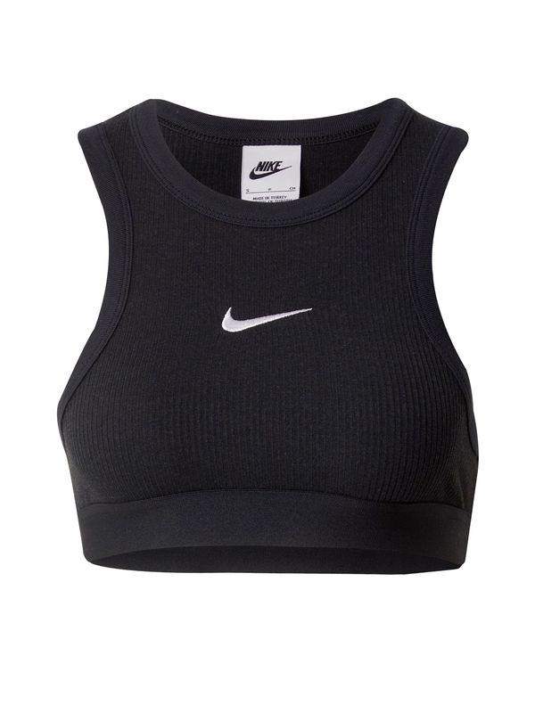 Nike Sportswear Nike Sportswear Top  crna / bijela