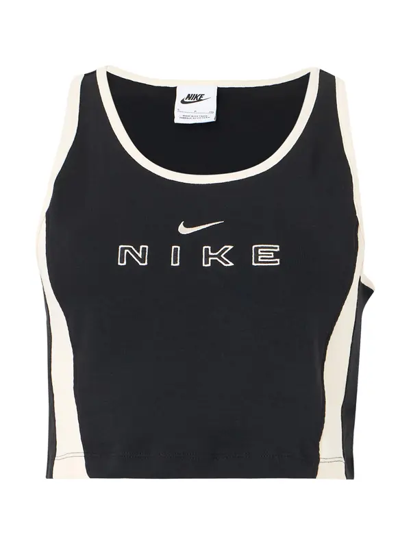 Nike Sportswear Nike Sportswear Top  crna / bijela