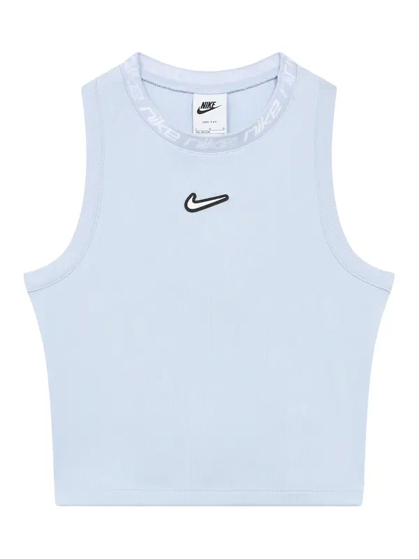Nike Sportswear Nike Sportswear Top 'DANCE'  svijetloplava / crna / prljavo bijela
