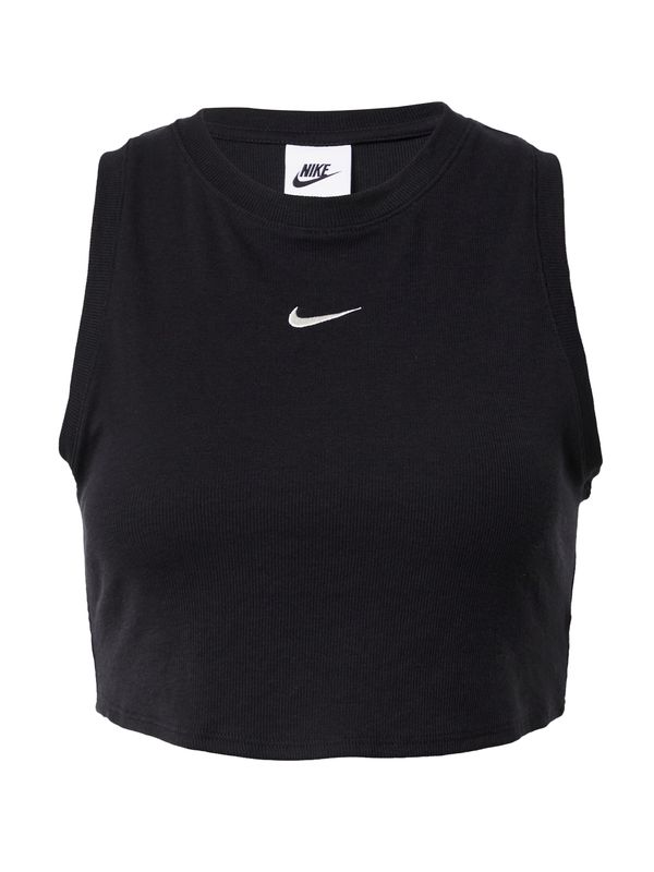 Nike Sportswear Nike Sportswear Top 'ESSENTIAL'  crna / bijela