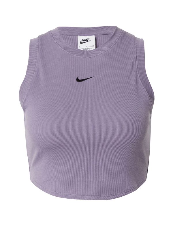 Nike Sportswear Nike Sportswear Top 'ESSENTIAL'  lavanda / crna