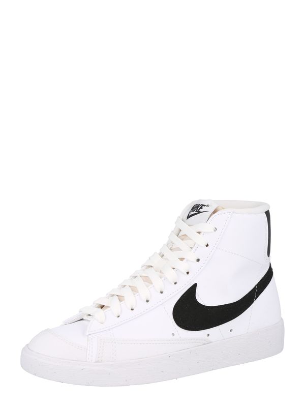 Nike Sportswear Nike Sportswear Visoke tenisice 'Blazer Mid 77 Next Nature'  svijetlosiva / narančasta / crna / bijela
