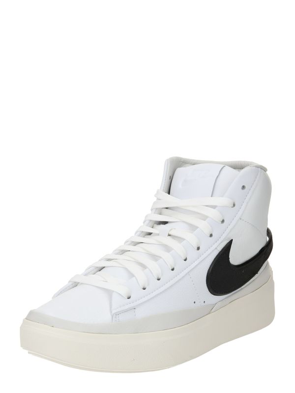 Nike Sportswear Nike Sportswear Visoke tenisice 'BLAZER PHANTOM'  crna / bijela