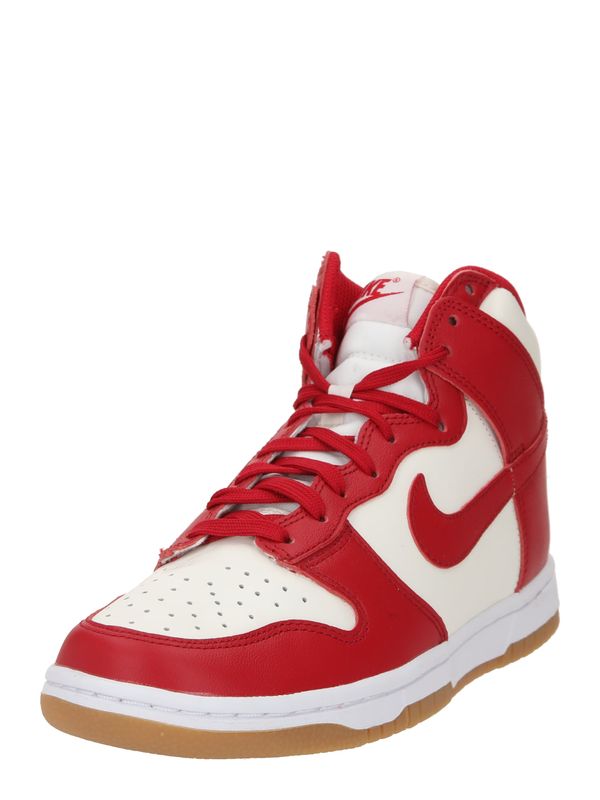 Nike Sportswear Nike Sportswear Visoke tenisice 'Dunk'  bež / crvena