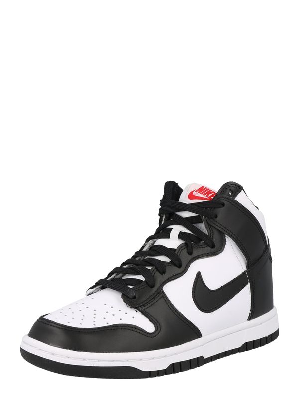 Nike Sportswear Nike Sportswear Visoke tenisice 'DUNK HIGH'  crna / bijela