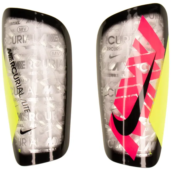 NIKE NIKE Štitnik 'Mercurial Lite 25'  žuta / roza / crna / srebro
