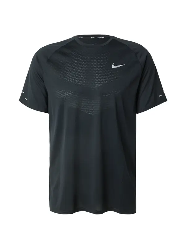 NIKE NIKE Tehnička sportska majica 'ADV STRIDE'  svijetlosiva / crna