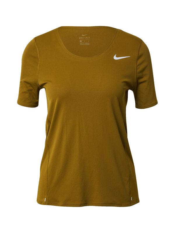 NIKE NIKE Tehnička sportska majica 'City Sleek'  maslinasta / bijela