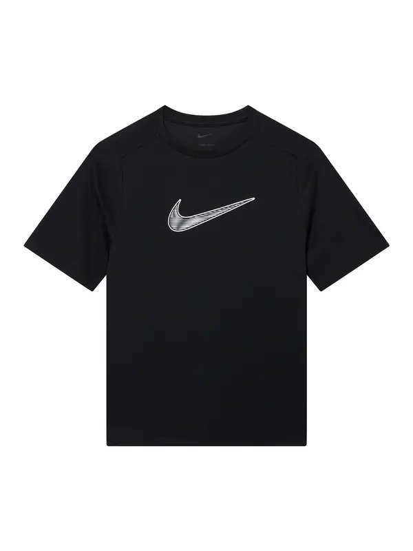 NIKE NIKE Tehnička sportska majica  crna / bijela