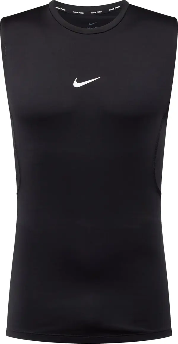 NIKE NIKE Tehnička sportska majica  crna / bijela