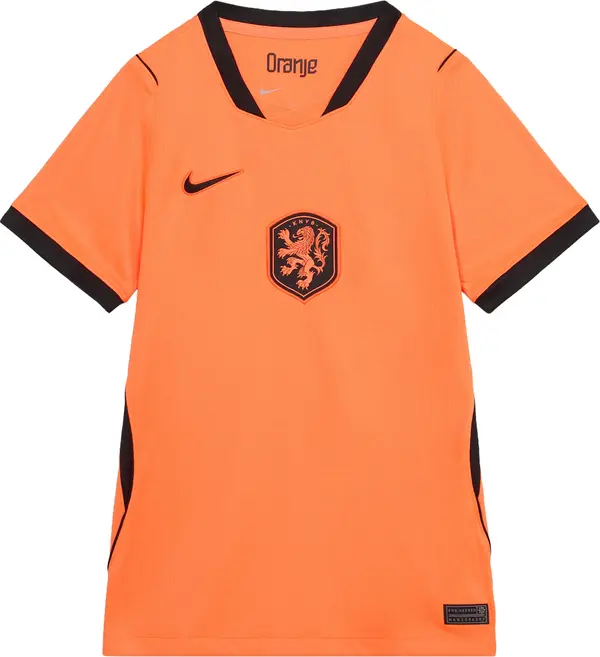 NIKE NIKE Tehnička sportska majica 'KNVB'  narančasta / crna