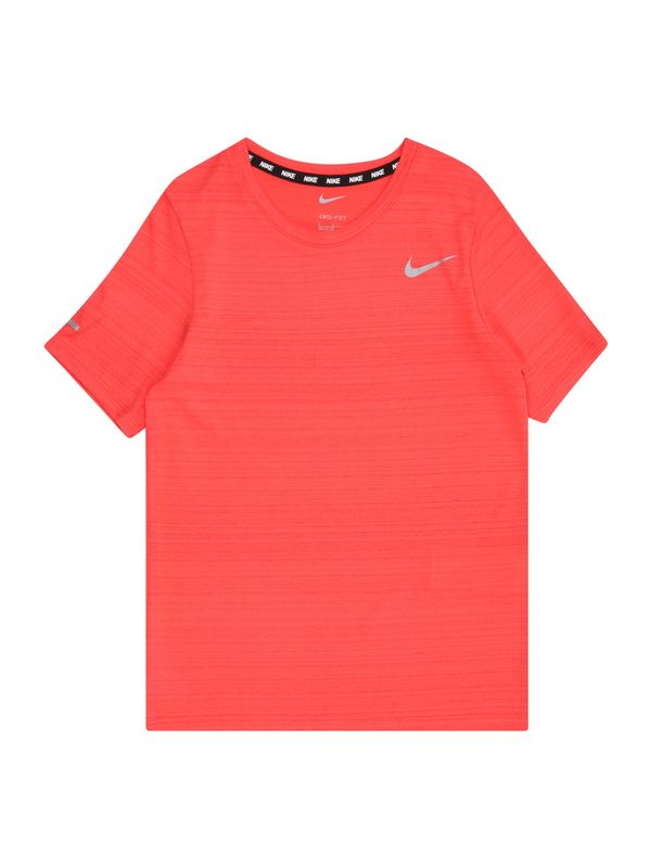 NIKE NIKE Tehnička sportska majica 'Miler'  neonsko crvena