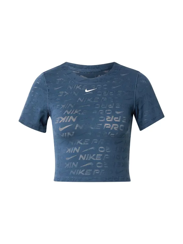 NIKE NIKE Tehnička sportska majica  mornarsko plava / bijela