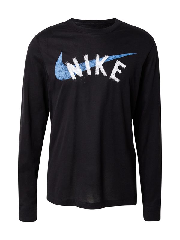 NIKE NIKE Tehnička sportska majica  nebesko plava / crna / bijela