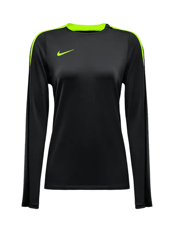NIKE NIKE Tehnička sportska majica  neonsko žuta / crna