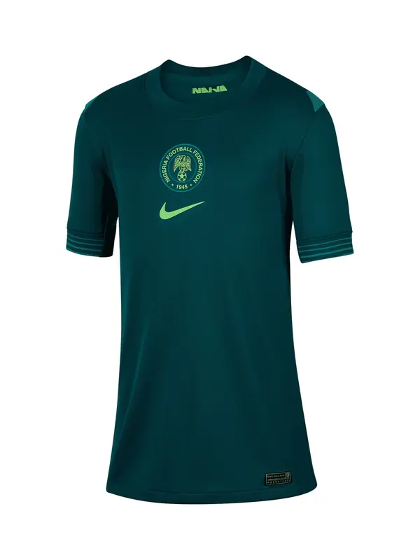 NIKE NIKE Tehnička sportska majica 'Nigeria 2025/2026'  zelena / kivi zelena